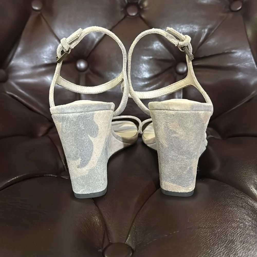 Sanctuary Wobble Fatigue Multi Wedge Sandals with Ankle Strap